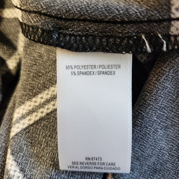 Danny & Nicole Black White Plaid Sleeveless A-Line Dress‎ with Red Belt Size 14 - Picture 6 of 7